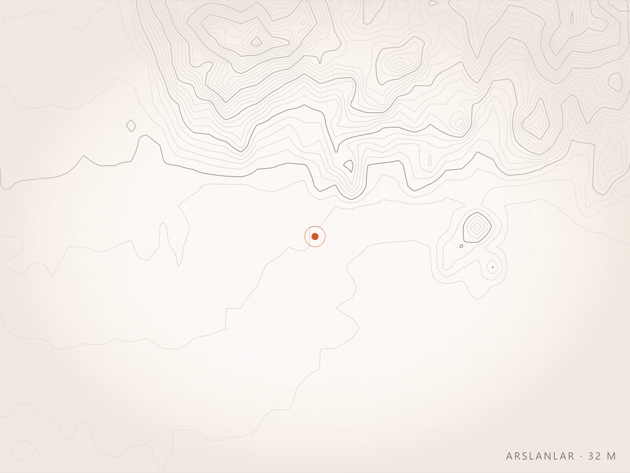Arslanlar Mahallesi topografyası, Torbalı — rakım 32 m