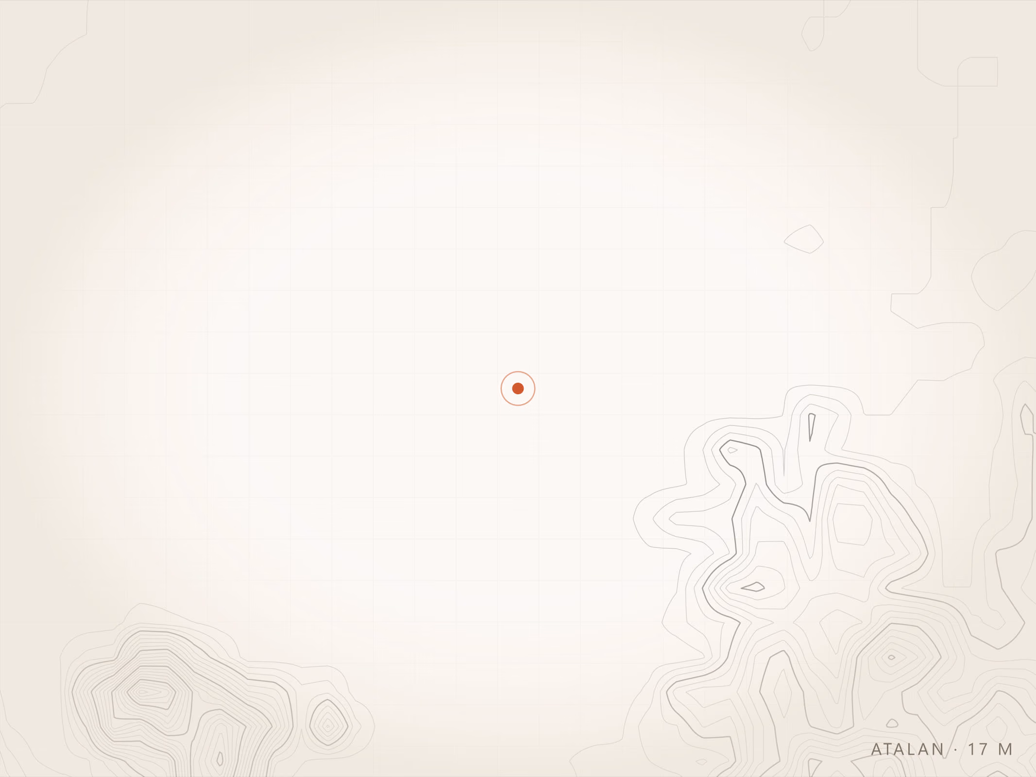 Atalan Mahallesi topografyası, Torbalı — rakım 17 m