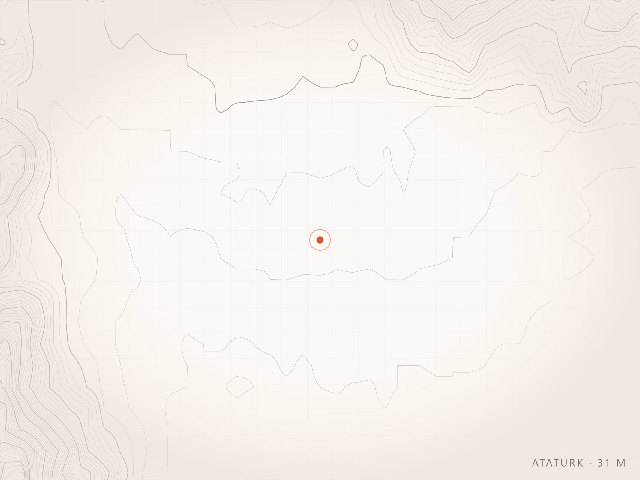 Atatürk Mahallesi topografyası, Torbalı — rakım 31 m