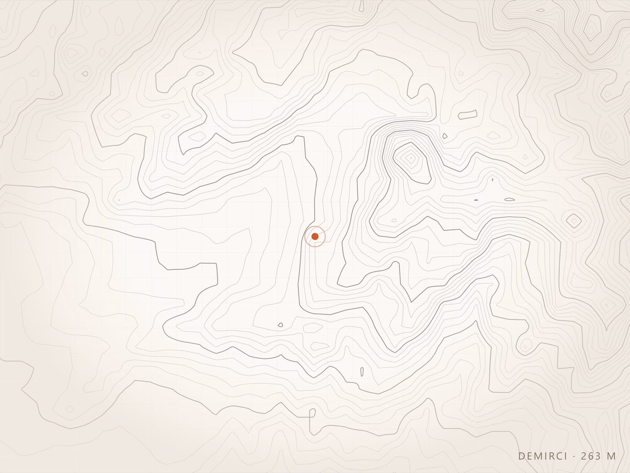 Demirci Mahallesi topografyası, Torbalı — rakım 263 m