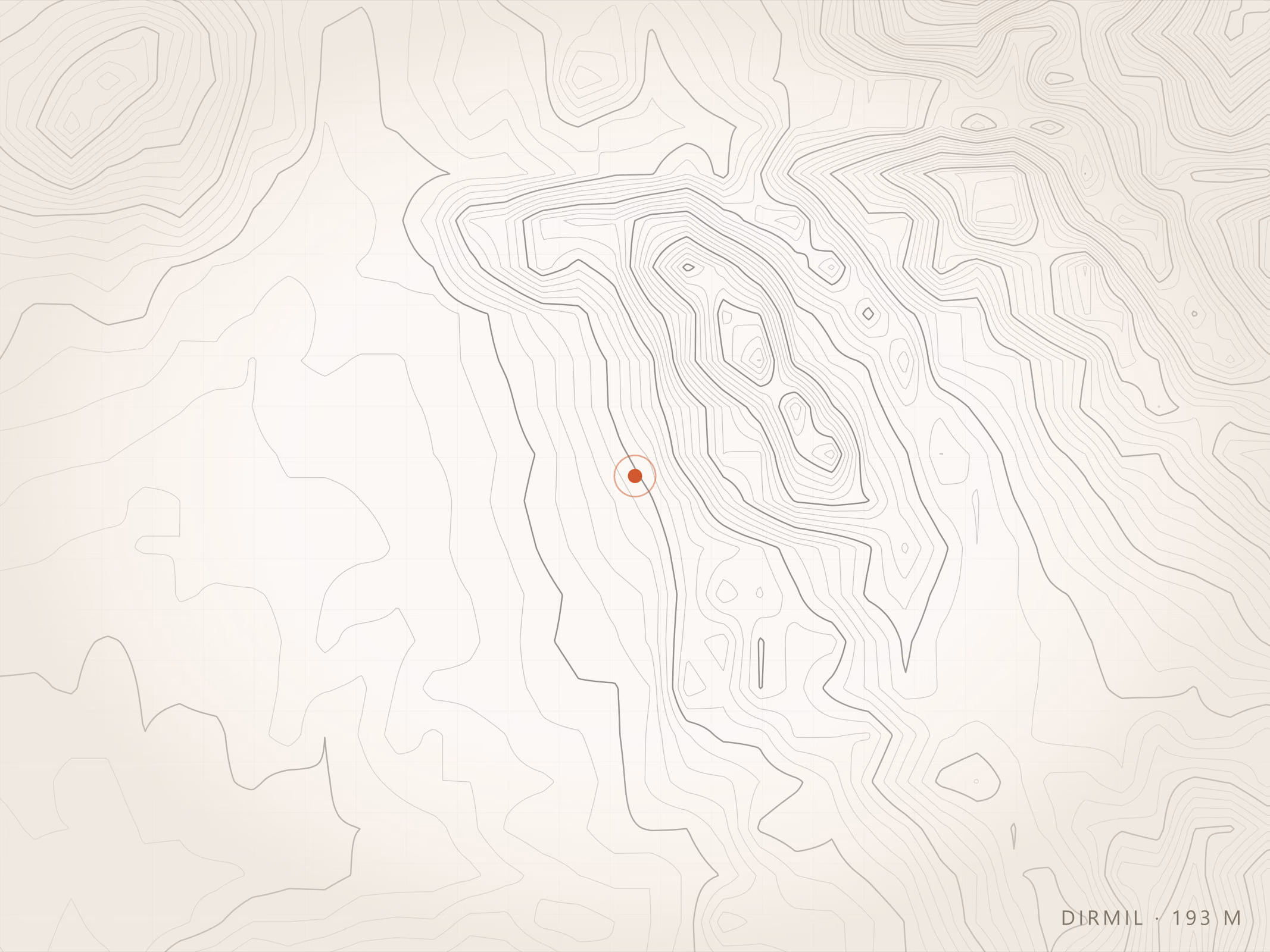 Dirmil Mahallesi topografyası, Torbalı — rakım 193 m