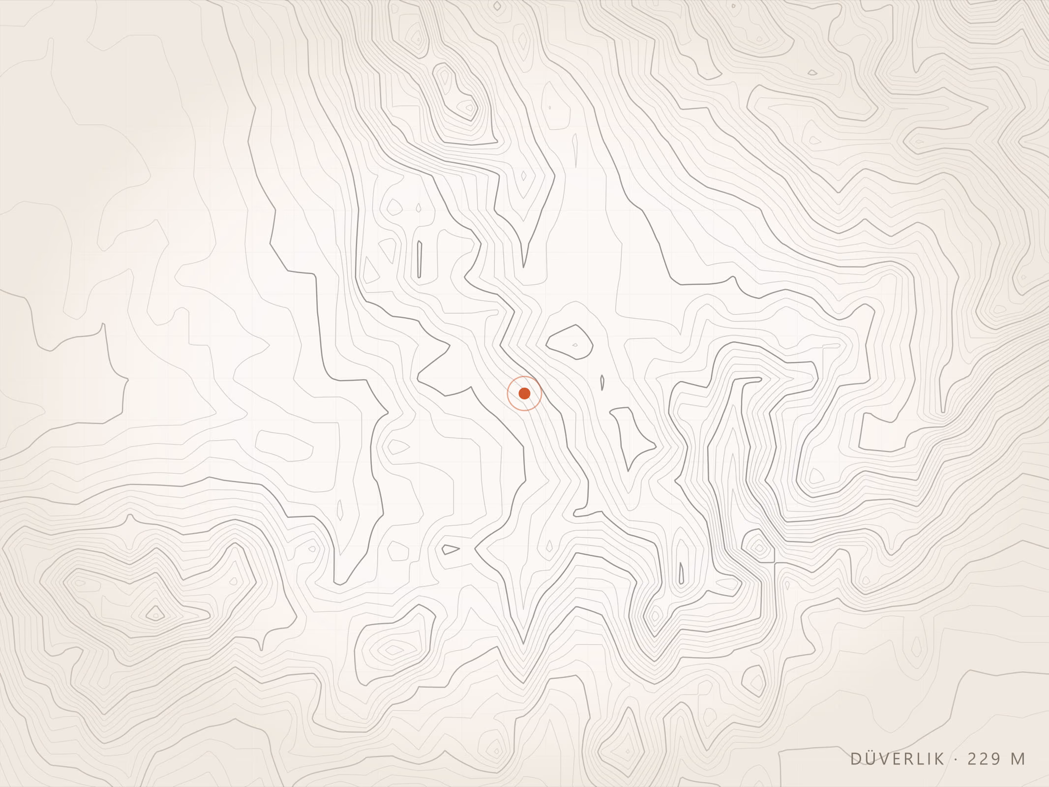 Düverlik Mahallesi topografyası, Torbalı — rakım 229 m