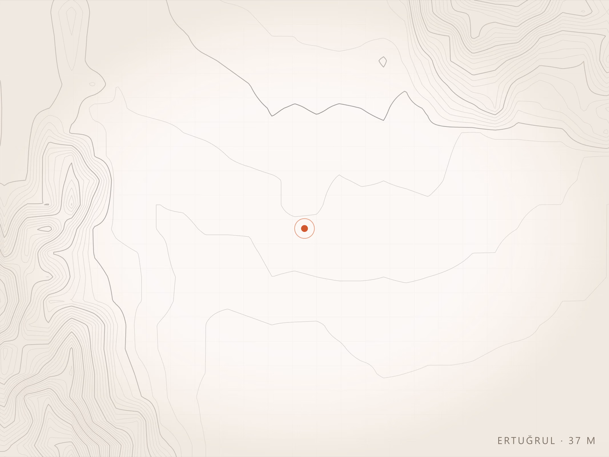 Ertuğrul Mahallesi topografyası, Torbalı — rakım 38 m