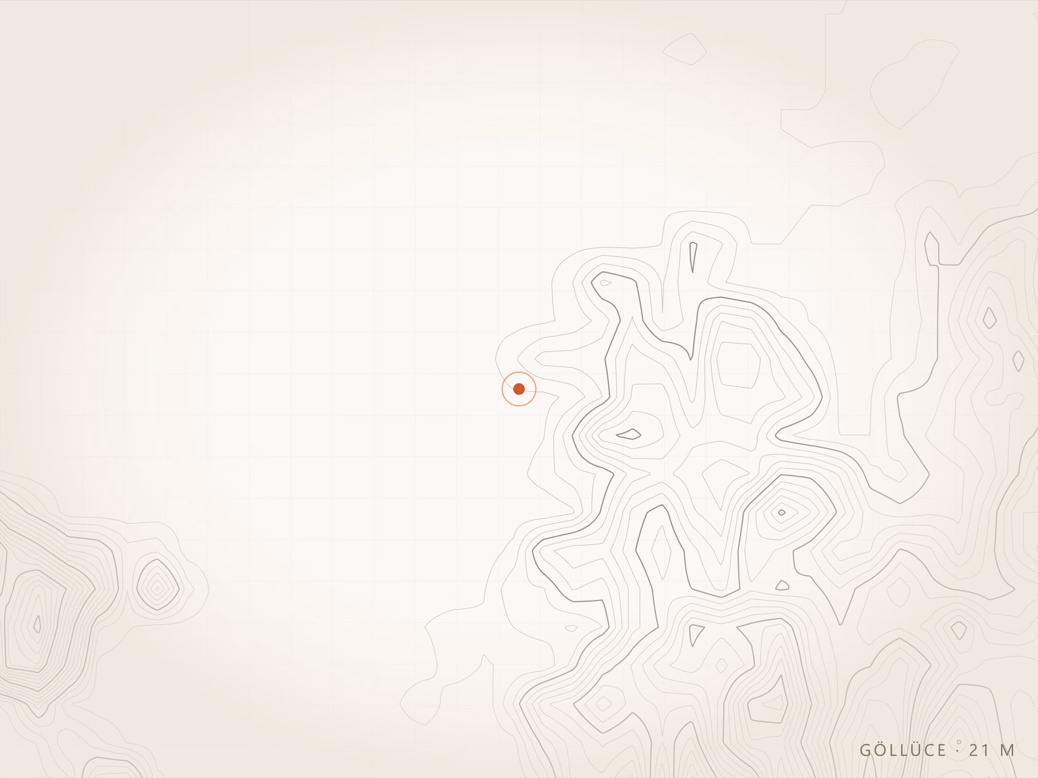 Göllüce Mahallesi topografyası, Torbalı — rakım 21 m