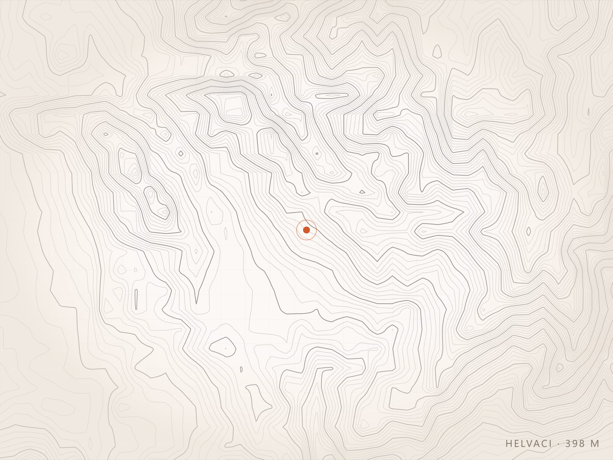 Helvacı Mahallesi topografyası, Torbalı — rakım 398 m