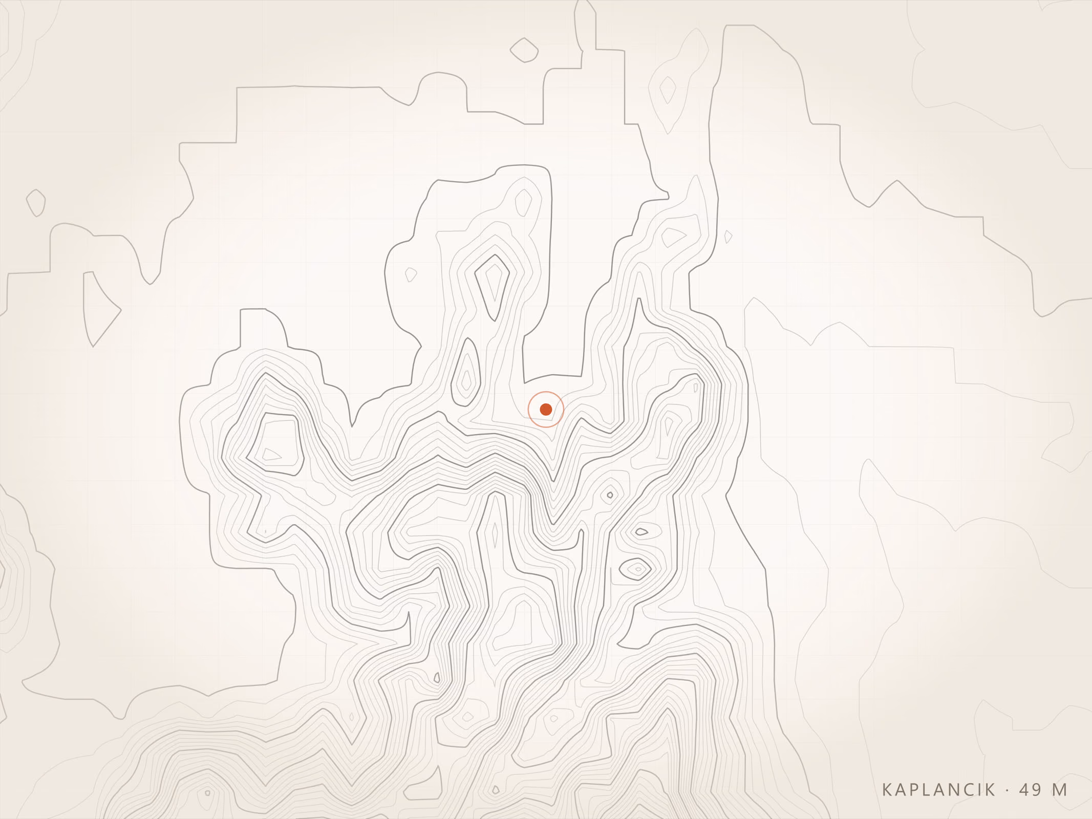 Kaplancık Mahallesi topografyası, Torbalı — rakım 49 m