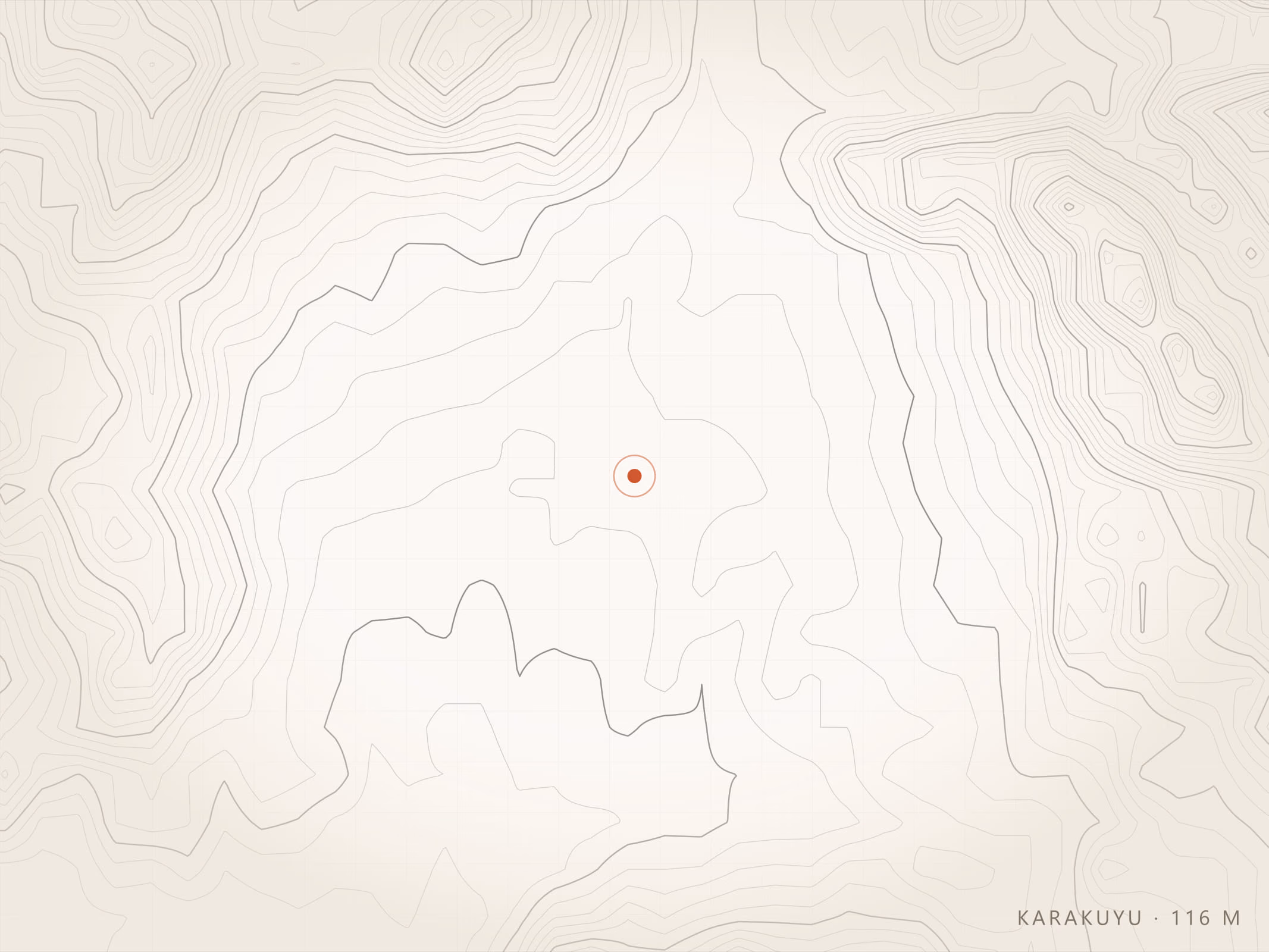 Karakuyu Mahallesi topografyası, Torbalı — rakım 116 m