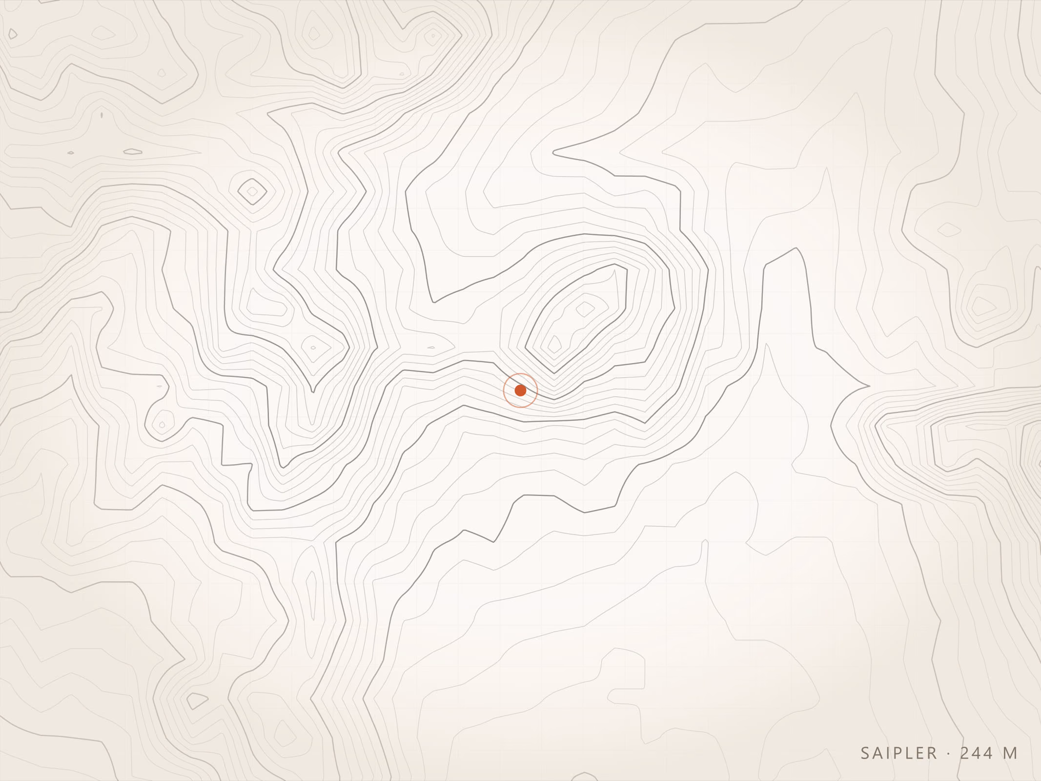 Saipler Mahallesi topografyası, Torbalı — rakım 244 m