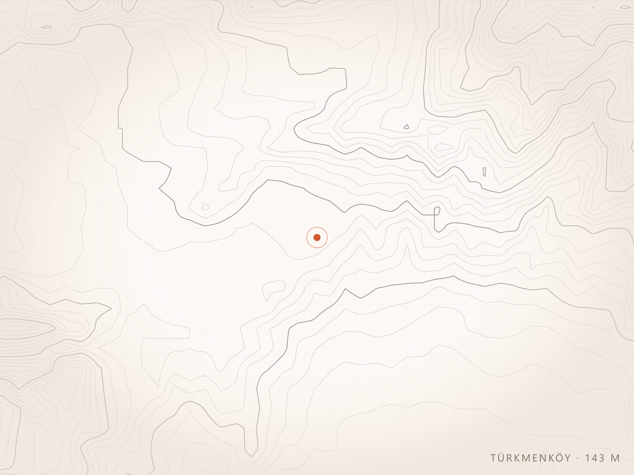 Türkmenköy Mahallesi topografyası, Torbalı — rakım 143 m